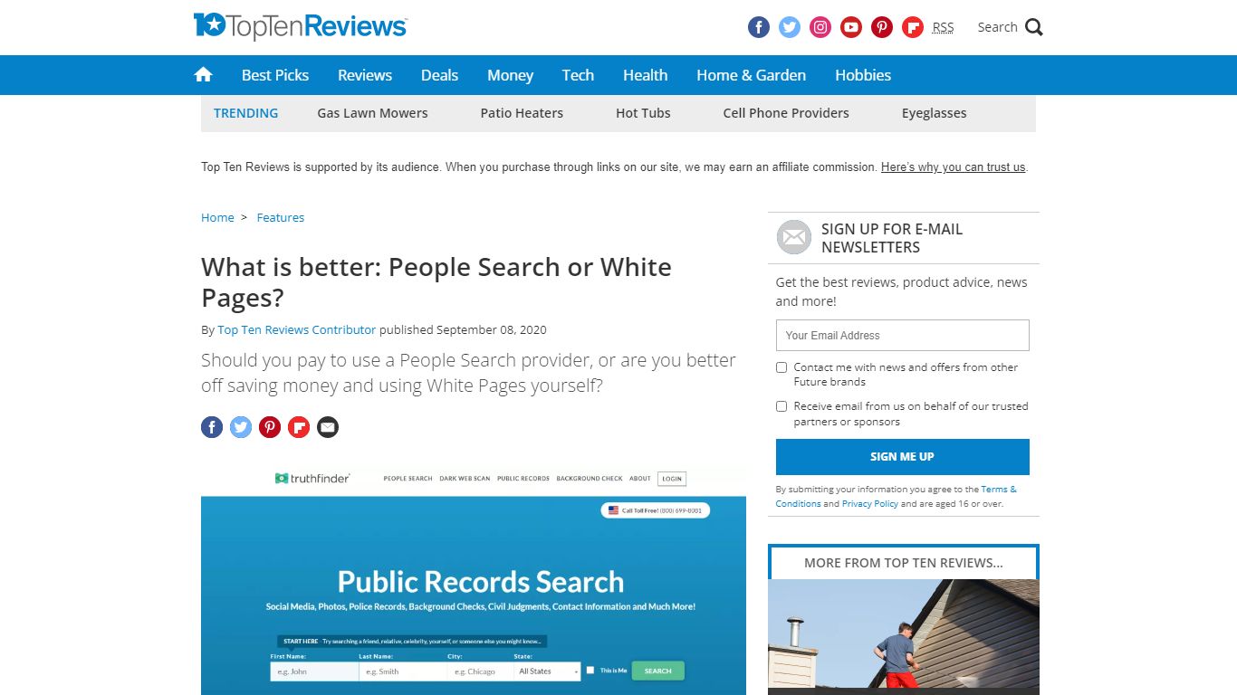 What is better: People Search or White Pages? - TopTenReviews